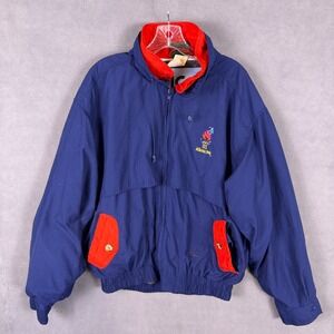 Speedo 1996 Atlanta Olympic 100th Games Jacket XL Sz Medium Blue